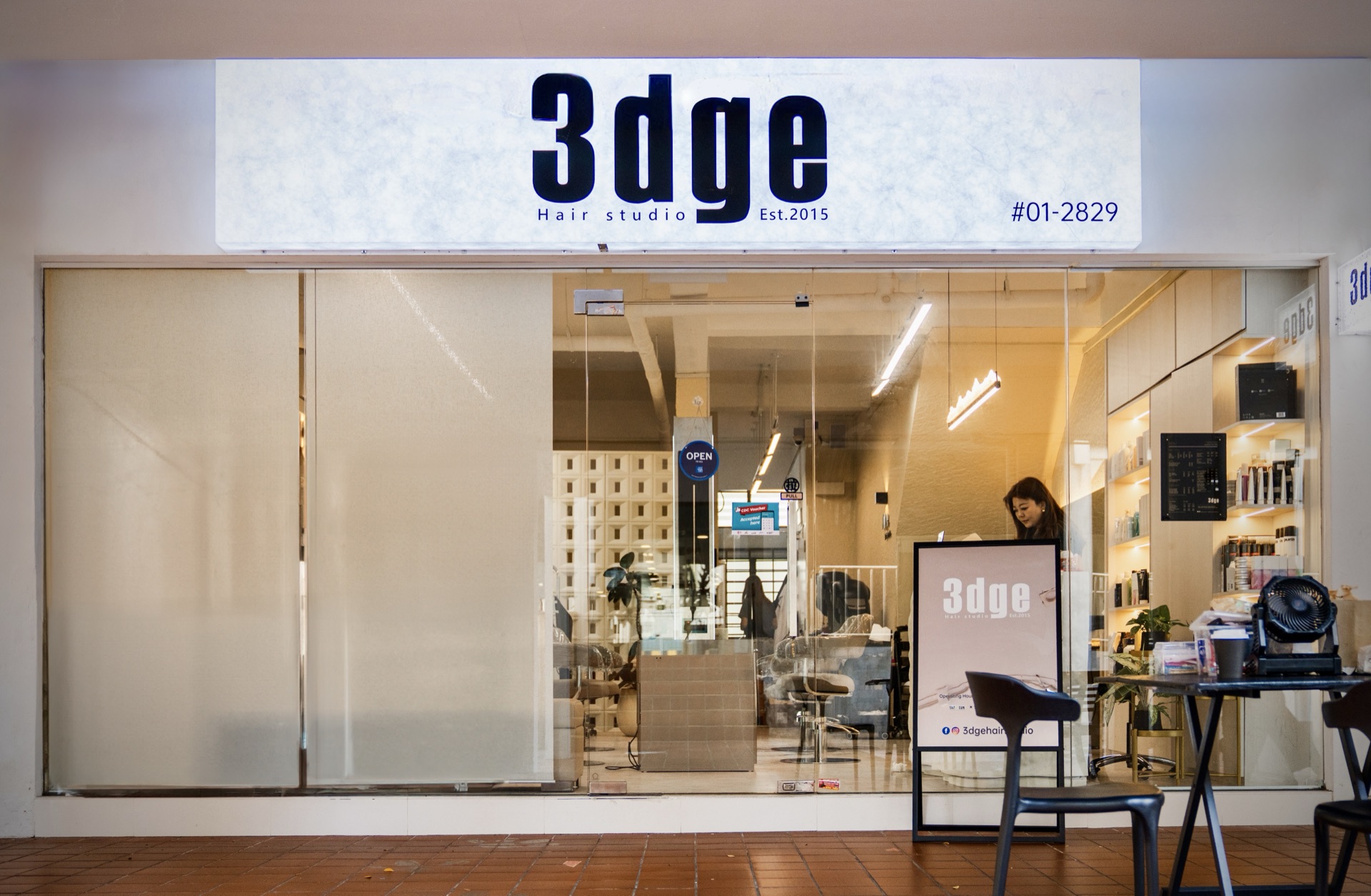 3DGE Hair Studio Professional Salon Interior 3DGE Hair Studio Interior - Professional Hair Salon in Ang Mo Kio near AMK Hub Singapore